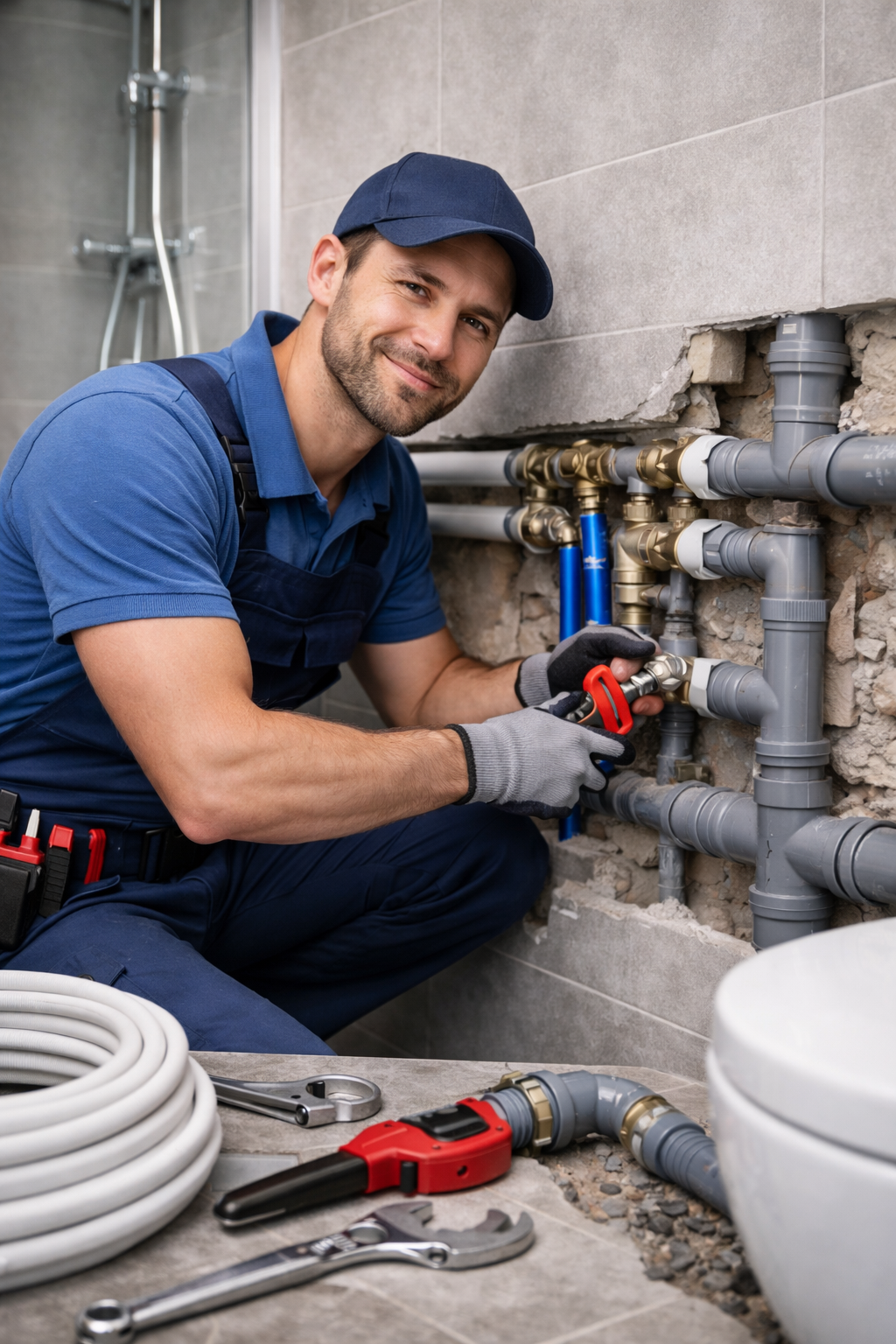 Cambio de tuberías de agua y desagüe en viviendas