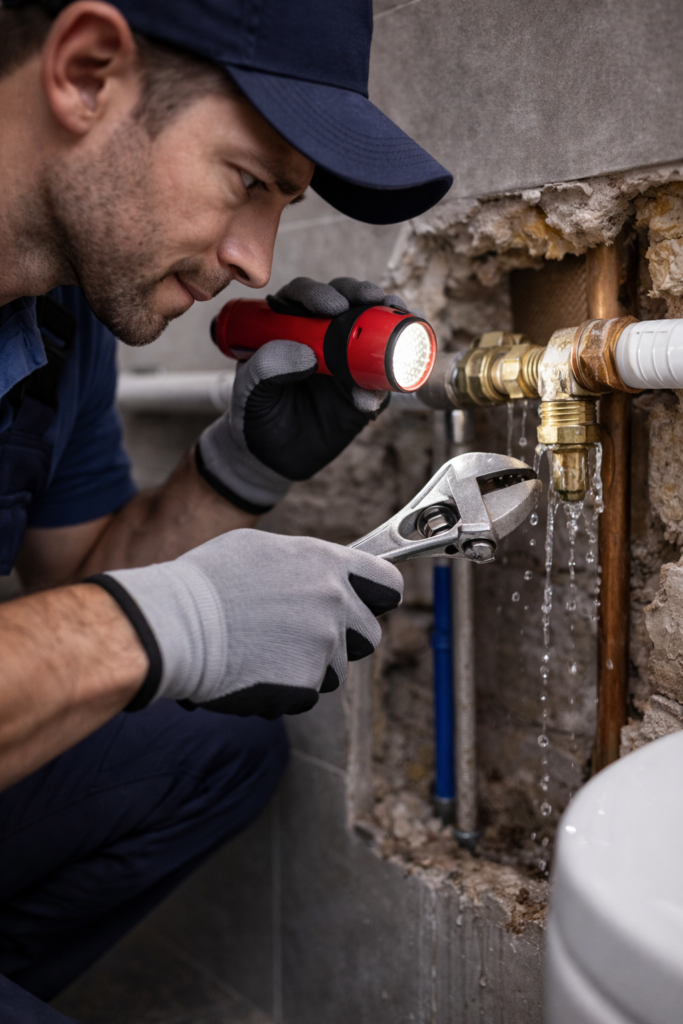 Reparación de fugas de agua